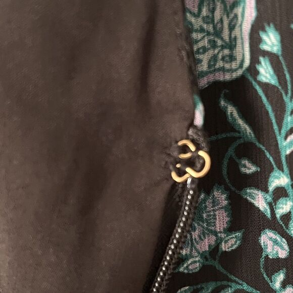 NWT Draper James Midi Dress SZ 8  Green Cottagecore Party Floral  DRW1027 - Picture 12 of 16